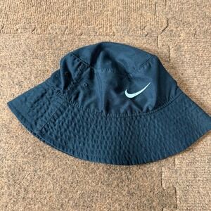 Nike Kids Black Bucket Hat UPF 40+‎ Sun Protection Swoosh Logo 2682-023 Child B+